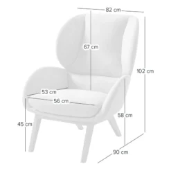 Fauteuil MAROLS -Promos Déco Vestiaire Boutique 8000029939 230323 500 SKETCH DETAILS P000000008000029939 sketch