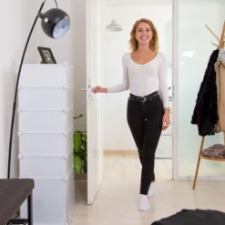 Meuble à Chaussures Avec 6 Casiers -Promos Déco Vestiaire Boutique 8098910aed254214ad3a77ba9d621e4c