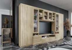 FURNIX Meuble Mural PALLOMA -Promos Déco Vestiaire Boutique 80a50c8fc2dd4293858c1e233ba6e104