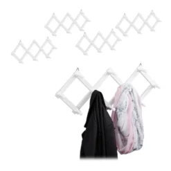5x Garde Robe Mural En Bois Pliable -Promos Déco Vestiaire Boutique 81caa84e2fa048bd84d19dd6d8de82b3