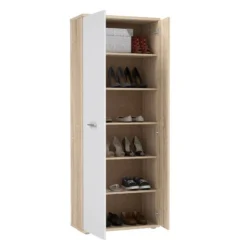 Meuble à Chaussures 2 Portes Béton CLASS -Promos Déco Vestiaire Boutique 82bf7dcb6b054a09a6bc54656339d1de