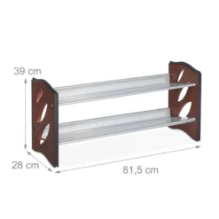 Étagère à Chaussures Empilable 8 Paires -Promos Déco Vestiaire Boutique 8325c135698842c1843fce31eb56f67e