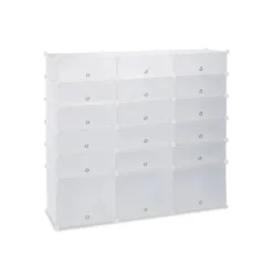 Meuble à Chaussures 18 Compartiments -Promos Déco Vestiaire Boutique 88867bd1890a4ec8811049ed7481ab0e