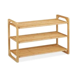 Étagère à Chaussures Bambou Empilable -Promos Déco Vestiaire Boutique 88cfbbd5b8f842399fd2ba994c6c122e