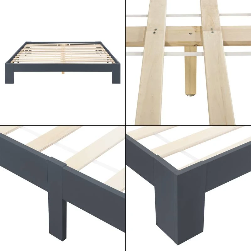 Cadre De Lit Raisio Double En Pin 17 Cadre De Lit Raisio Double En Pin – Image 17