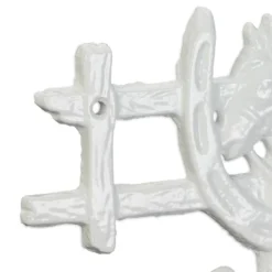Portemanteau Design Fers à Cheval Blanc -Promos Déco Vestiaire Boutique 89872bf224d843fb930803a41d159549