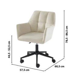 Fauteuil De Bureau MONACO -Promos Déco Vestiaire Boutique 8b2eb842fdd14c6caa2dce028d43d824