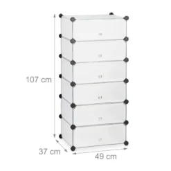 Meubles à Chaussures 6 Casiers -Promos Déco Vestiaire Boutique 8b34d079fcb244bbad0a249fb0735c67