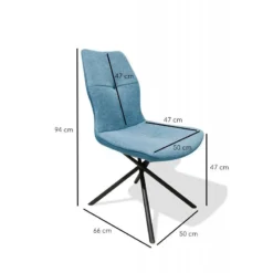 Lot 2 Chaises Design Tissu - MONTAINE -Promos Déco Vestiaire Boutique 8b47e7d271ad4a57bed99d7493a28f31