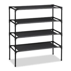 Étagère à Chaussures 4 Niveaux -Promos Déco Vestiaire Boutique 8b5ea949028040ff908d1dc4c6f2527a