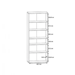 Meuble à Chaussures 2 Portes Béton CLASS -Promos Déco Vestiaire Boutique 8b6470a680f445c488c3d773eca101c7