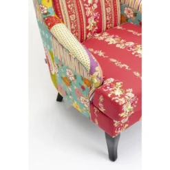 Fauteuil Wing Patchwork -Promos Déco Vestiaire Boutique 91c1894fec784b7fa9ff437d74f005dd