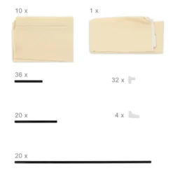 Meuble à Chaussures VALENTIN Tissu Beige -Promos Déco Vestiaire Boutique 92357782a0bd43c7824c6c2bd286bdc9 1