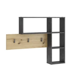 Porte-Manteau Mural 3 Crochets Kanda