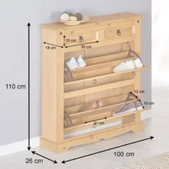 Meuble à Chaussures TEQUILA -Promos Déco Vestiaire Boutique 94bf921b2a6144b88f6d69d3f361c5cc