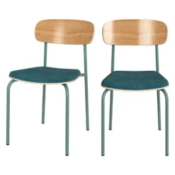 Chaise Louna (Lot De 2) -Promos Déco Vestiaire Boutique 95a2a43ab9dc41a7a848a1d2b0075ba8