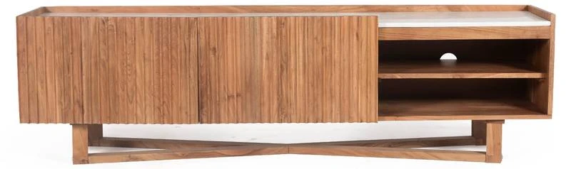 Endah - Meuble Tv En Bois De Midi Massif 1 Endah - Meuble Tv En Bois De Midi Massif