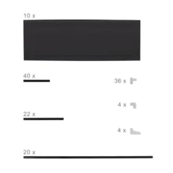 2x Étagères à Chaussures 50 Paires Gris -Promos Déco Vestiaire Boutique 9d3ed115f19a49f39b35f0e95a3c4762