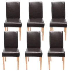 Chaise Littau Simlicuir Lot De 6