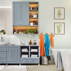 2x Garde Robe Mural En Bois Pliable -Promos Déco Vestiaire Boutique a10e7d24f77b4e75b78f253c9bbfe5ed