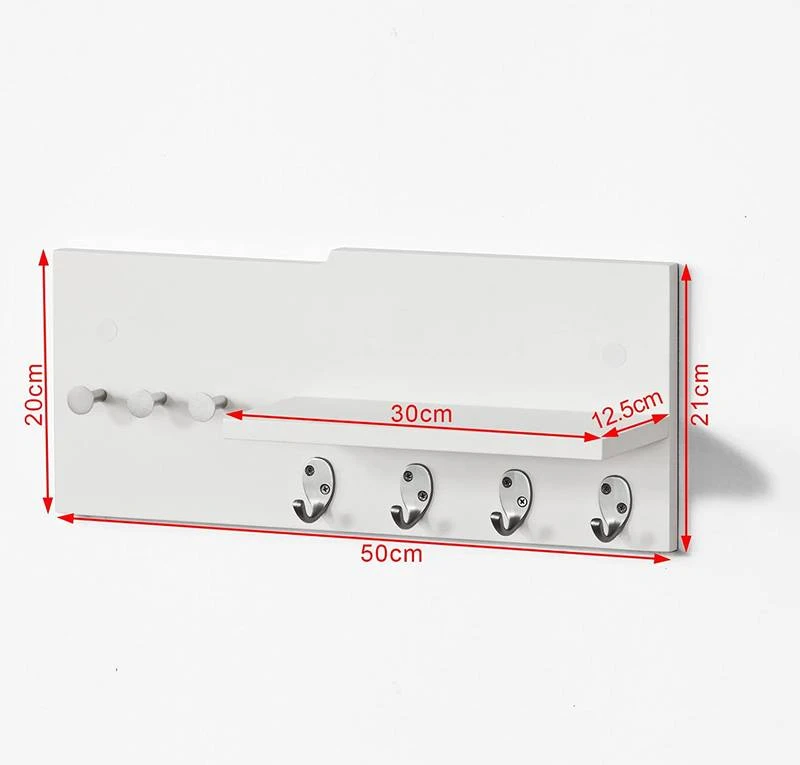 Penderie Porte-manteaux Mural FRG54-W 5 Penderie Porte-manteaux Mural FRG54-W – Image 5