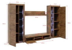 FURNIX Ensemble Meubles RivaXL Sans LED -Promos Déco Vestiaire Boutique a3fa8dc125354d2ea4a26d529ffc8a3d