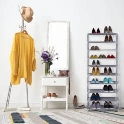 Étagère à Chaussures 10 Niveaux -Promos Déco Vestiaire Boutique a7f00ba96dc44c039932bea56bc511e3