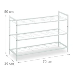 Étagère à Chaussures Empilable 3 Niveaux 33 Étagère à Chaussures Empilable 3 Niveaux -Promos Déco Vestiaire Boutique a8872aed28f048eb8439edced7e42762