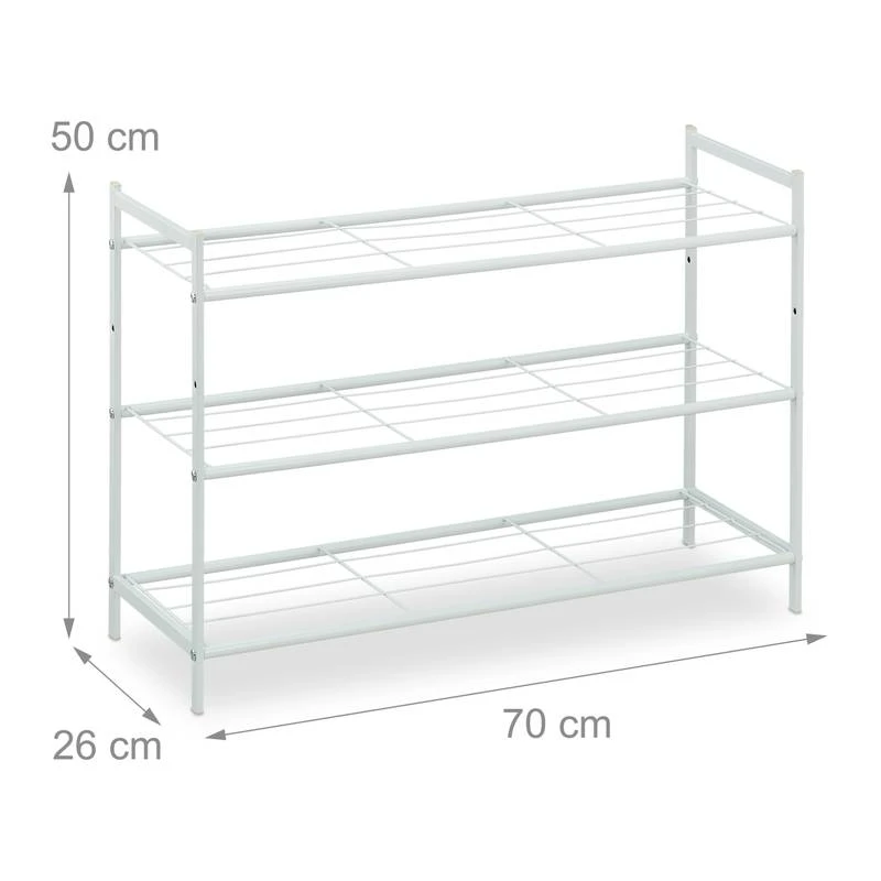 Étagère à Chaussures Empilable 3 Niveaux 14 Étagère à Chaussures Empilable 3 Niveaux – Image 14