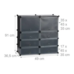 Meuble à Chaussures 8 Compartiments -Promos Déco Vestiaire Boutique aa2c3bf605ed46af85e820408bfdb690