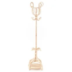 Amadeus Portes Manteaux Perroquet En Rotin