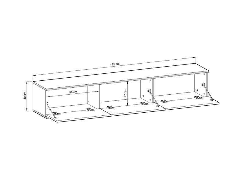 Meuble De Télévision ORO RTV175 2 Meuble De Télévision ORO RTV175 – Image 2
