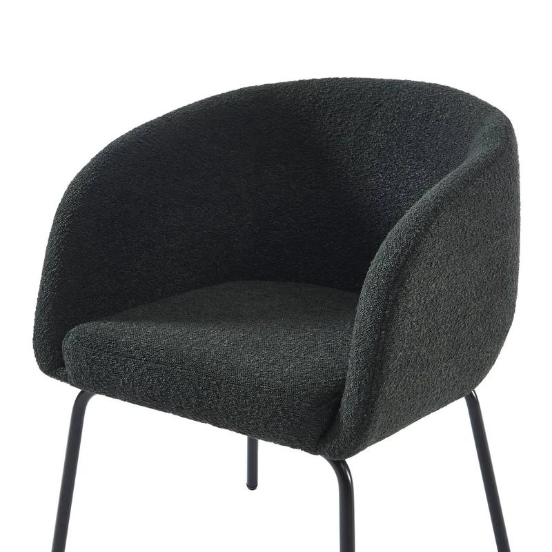 Fauteuil BELEM En Tissu Bouclette Blanc 11 Fauteuil BELEM En Tissu Bouclette Blanc – Image 11