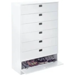 Meuble à Chaussures Vernis Blanc -Promos Déco Vestiaire Boutique ae6feb3740b844ada1798ae5a2008fdc