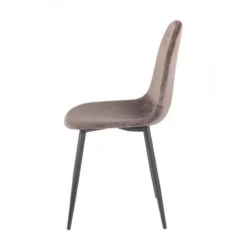 Lot De 2 Chaises En Velours - BIBA -Promos Déco Vestiaire Boutique af09ba7319eb4cd1aafbb790652e8a56