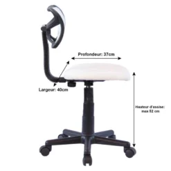 Chaise De Bureau MILAN 23 Chaise De Bureau MILAN -Promos Déco Vestiaire Boutique b296a26b51384fe785f105c20c701011