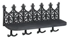 Panneau à Clés Antique Avec étagère