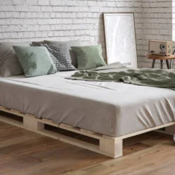 Lit Palette 140x200 Cm Nature -Promos Déco Vestiaire Boutique b6557af40f104057be53fb5fcb097f7a