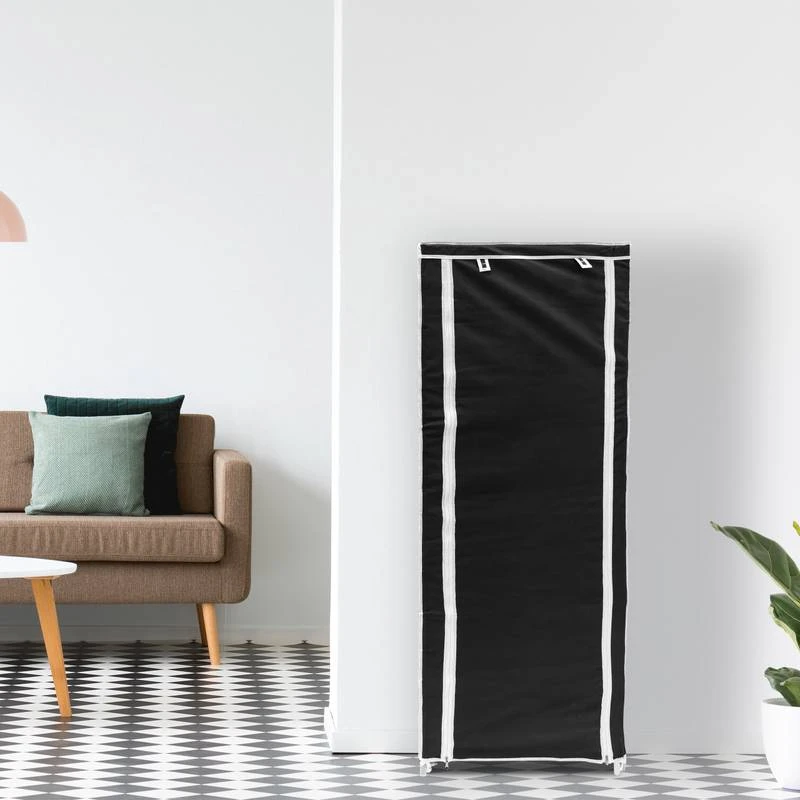 1xArmoire à Chaussures En Tissu Pliante 2 1xArmoire à Chaussures En Tissu Pliante – Image 2