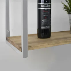 Étagère Murale Double 30x140x48 Blanc 8 Étagère Murale Double 30x140x48 Blanc -Promos Déco Vestiaire Boutique b97b06289aa5415a8a97eb7c55675a8e