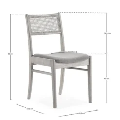 Pack De 2 Chaises Vilma Bois Massif -Promos Déco Vestiaire Boutique b983b9456cf94fcb93ed2268d78f9a58