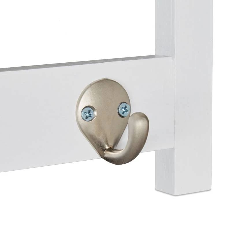 Garde Robe Mural Blanc Avec Supports 7 Garde Robe Mural Blanc Avec Supports – Image 7