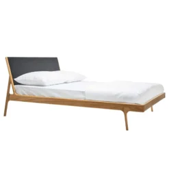 Lit Fleek I -Promos Déco Vestiaire Boutique bett fawn i eiche massiv 160 x 200cm eiche 3868952
