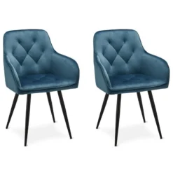 Chaises Nadja Bleu Clair Lot De 2