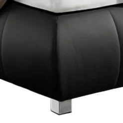 Lit Boxspring Elay -Promos Déco Vestiaire Boutique boxspringbett elay kunstleder schwarz 286003