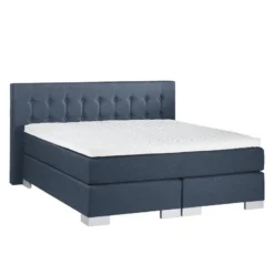 Lit Boxspring Loimaa -Promos Déco Vestiaire Boutique boxspringbett loimaa 140 x 200cm jeansblau 4439152