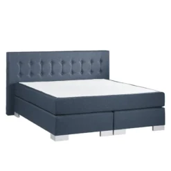 Lit Boxspring Loimaa -Promos Déco Vestiaire Boutique boxspringbett loimaa 140 x 200cm jeansblau 4439156