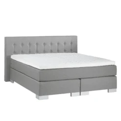 Lit Boxspring Loimaa -Promos Déco Vestiaire Boutique boxspringbett loimaa 140 x 200cm platin 4439104