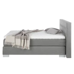 Lit Boxspring Loimaa -Promos Déco Vestiaire Boutique boxspringbett loimaa 140 x 200cm platin 4439120