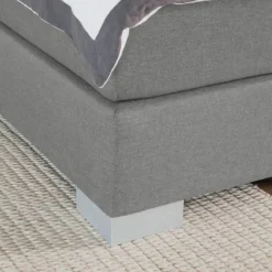 Lit Boxspring Loimaa -Promos Déco Vestiaire Boutique boxspringbett loimaa 140 x 200cm platin 4439128